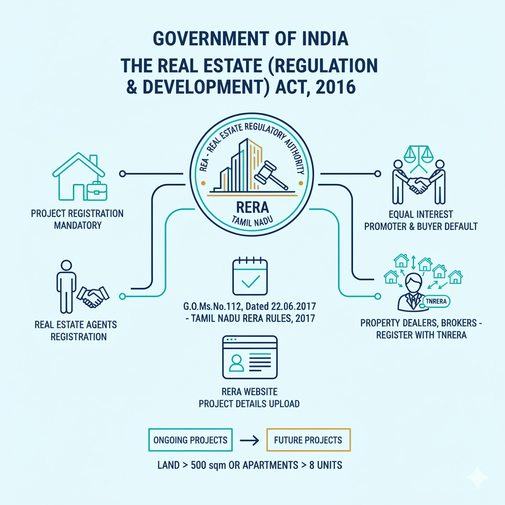 RERA in Tamil Nadu: Registration, Rules, and Key Provisions Explain