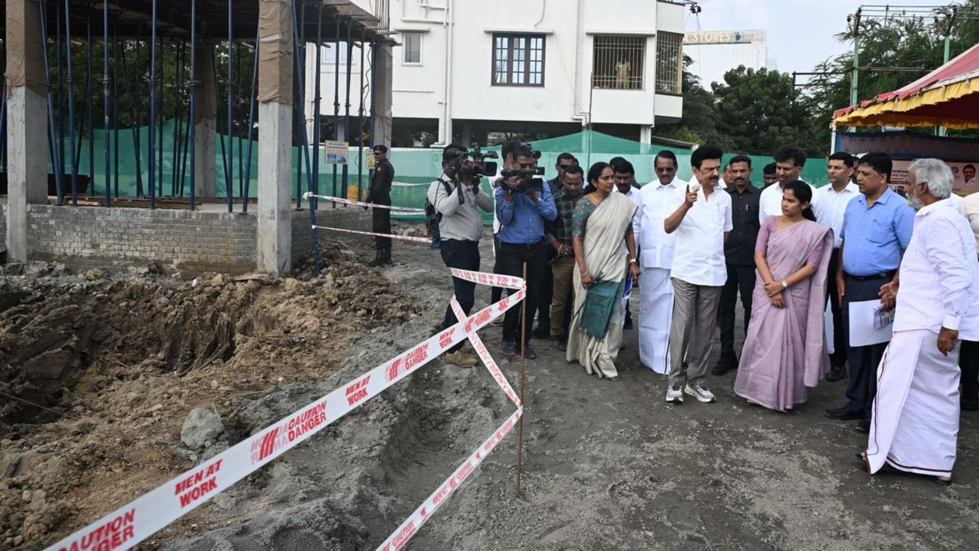 NORTH CHENNAI DEVELOPMENT SCHEME PROGRESS INSPECTED